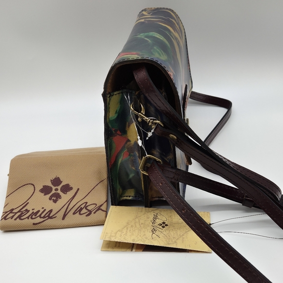 New Patricia Nash Leather Lanza Crossbody Clutch Bag - Picture 4 of 11